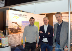 Sven Fitters, Frank van Amelsvoort (Van Amelsvoort Kassenbouw) en Gert-Jan Bol (Alcomij).